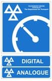 1j - H/Duty Tachograph 2 signs pack