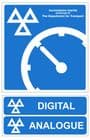 1j - H/Duty Tachograph 2 signs pack