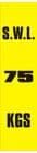1j - SWL 75 KGS (V) label