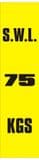 1j - SWL 75 KGS (V) label
