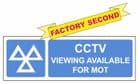 1J - VOSA DVSA CCTV Viewing Available sign 2nd