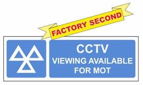 1J - VOSA DVSA CCTV Viewing Available sign 2nd