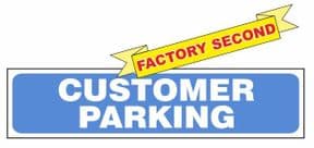 1k - VOSA DVSA Customer Parking sign 2nd