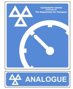 1l - Tachograph Centre '2' Signs Pack