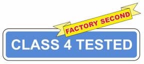 1L - VOSA DVSA Class 4 Tested sign 2nd