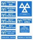 1ll - H/duty pack of 11 Official MOT signs