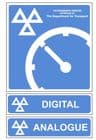 1m - Tachograph Centre '3' Signs Pack