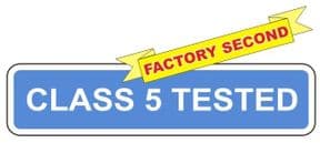 1m - VOSA DVSA CLASS 5 Tested sign 2nd