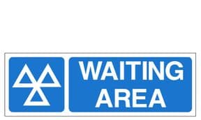 1n - H/duty MOT Waiting Area sign