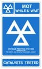 1n - H/duty pack of 3 Official MOT signs