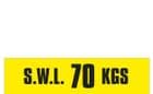 1n - SWL 70 KGS (H) label