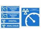 1nn - H/Duty Tachograph 5 signs pack