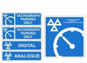 1nn - H/Duty Tachograph 5 signs pack