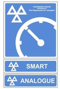 1nn - Tachograph Centre '3' Signs Pack