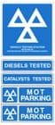 1o - H/duty pack of 5 Official MOT signs