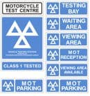 1o - MOT Motorcycle 10 Signs Pack