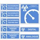 1pp - Tachograph Centre '8' Signs Pack v2'