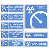 1pp - Tachograph Centre '8' Signs Pack v2'