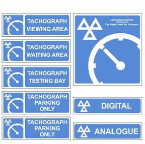 1pp - Tachograph Centre '8' Signs Pack v2'