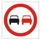 1q - No Overtaking sign