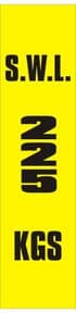 1q - SWL 225 KGS (V) label