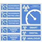 1qq - Tachograph Centre '9' Signs Pack' v2