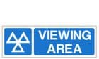 1r - H/duty MOT Viewing Area sign
