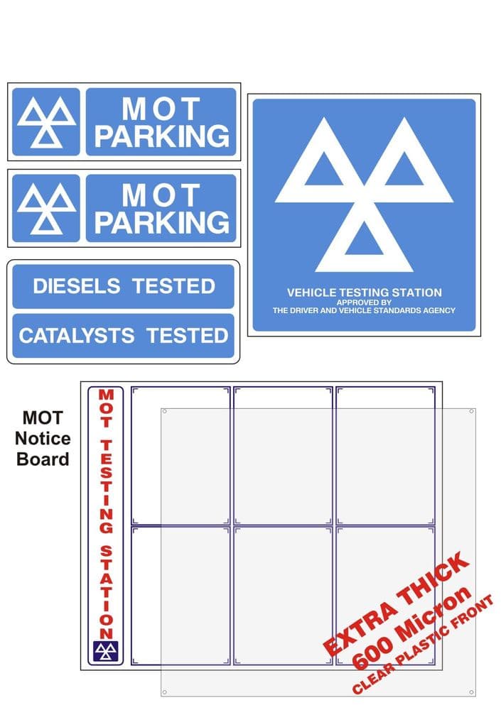 1r - MOT Essential 5 Signs pack