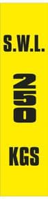 1r - SWL 250 KGS (V) label