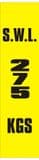 1s - SWL 275 KGS (V) label (25)