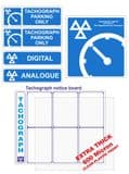 1t - H/Duty Tachograph 6 signs pack