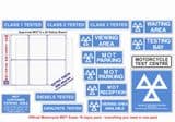 1t - MOT Motorcycle 16 Signs Pack