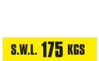 1t - SWL 175 KGS (H) label