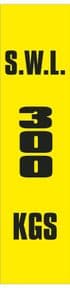 1t - SWL 300 KGS (V) label
