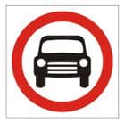 1u -Cars Prohibited sign