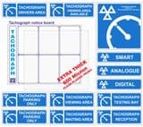 1v - H/Duty Tachograph 13 signs pack