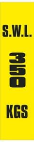 1v - SWL 350 KGS (V) label