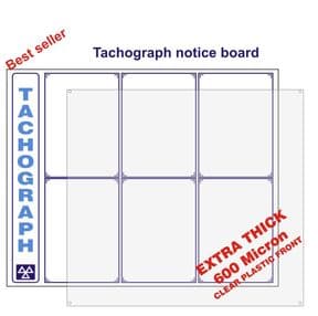 1v - Tachograph Standard Notice board