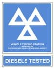 1w - MOT & Diesels Tested 2 sign pk