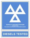1w - MOT & Diesels Tested 2 sign pk