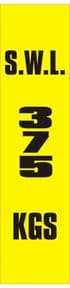1w - SWL 375 KGS (V) label