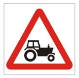 1w - Tractors On Road sign