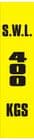 1x - SWL 400 KGS (V) label