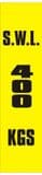 1x - SWL 400 KGS (V) label