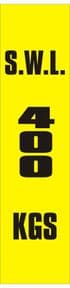 1x - SWL 400 KGS (V) label