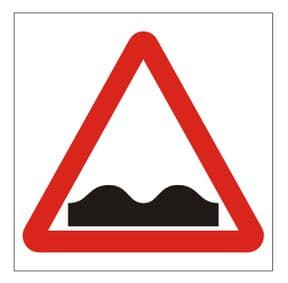 1x - Unevan / Bumpy Road sign