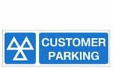 1y - H/duty Customer Parking sign