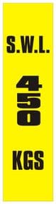 1z - SWL 450 KGS (V) label