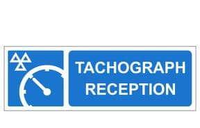 2a - H/Duty Tachograph Reception sign