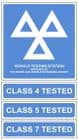 2b - MOT & Class 4, 5 & 7 Tested - 4 sign pk